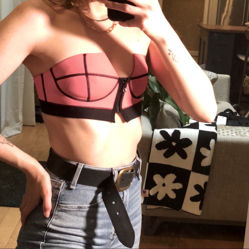 pink/Orange reversible A.T.G(now NLP) bikini top